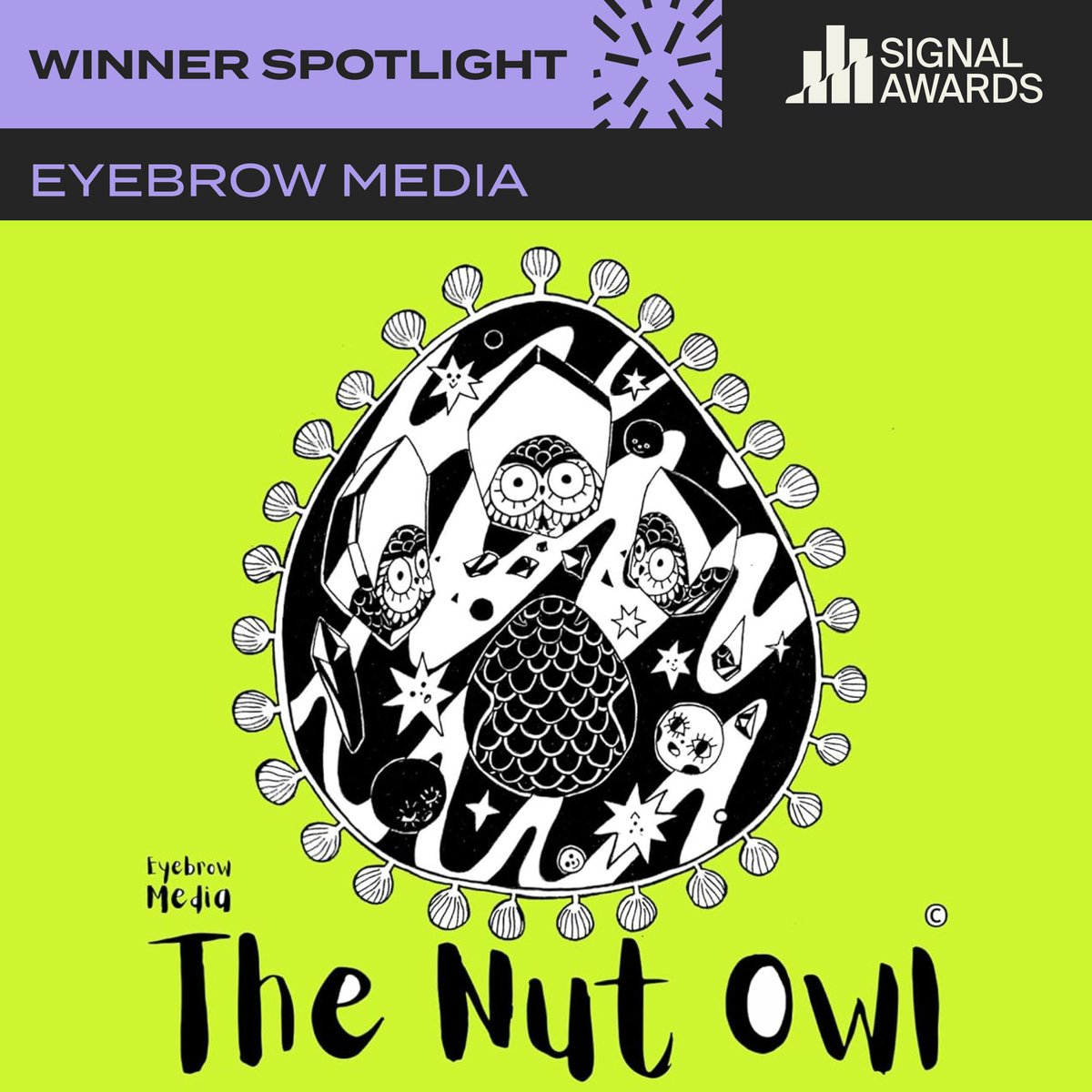 Are you looking for a 'weird' podcast to get lost in? Look no further than The Nut Owl, a 2023 Signal Award winner! The original series of narrative poems explores life and meaning in the cosmos. You can enter in to the 3rd Annual Signal Awards here: ow.ly/yqJ350R4C8K