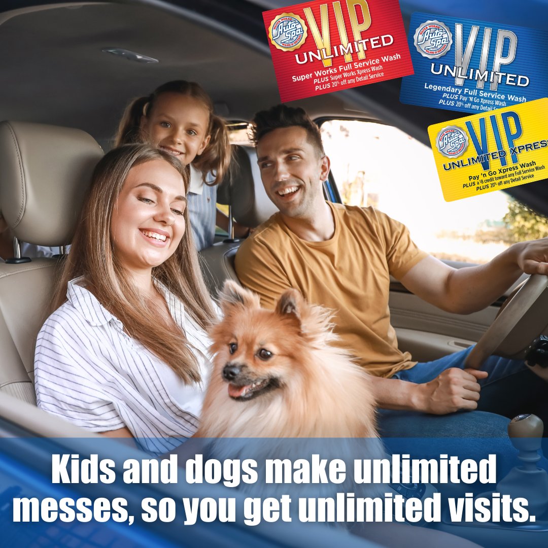 WaterWorksCS's tweet image. Our VIP Xpress Pay-N-Go Card gets you unlimited washes all month long!

Starting at $19/month, it’s less than a cup of coffee per day - stop by or purchase online:
waterworkscarwashes.com/discounts/wash…

#VIP #VIPService #AutoSpa #WaterWorksAutoSpa #CarWashDetailing #CarDetailing #LocalCarWash
