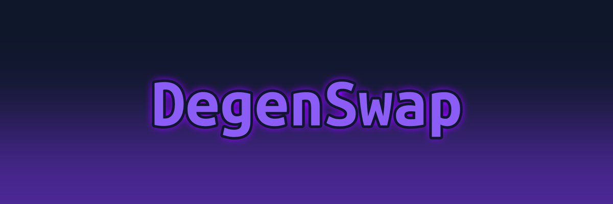 DegenSwap tweet media