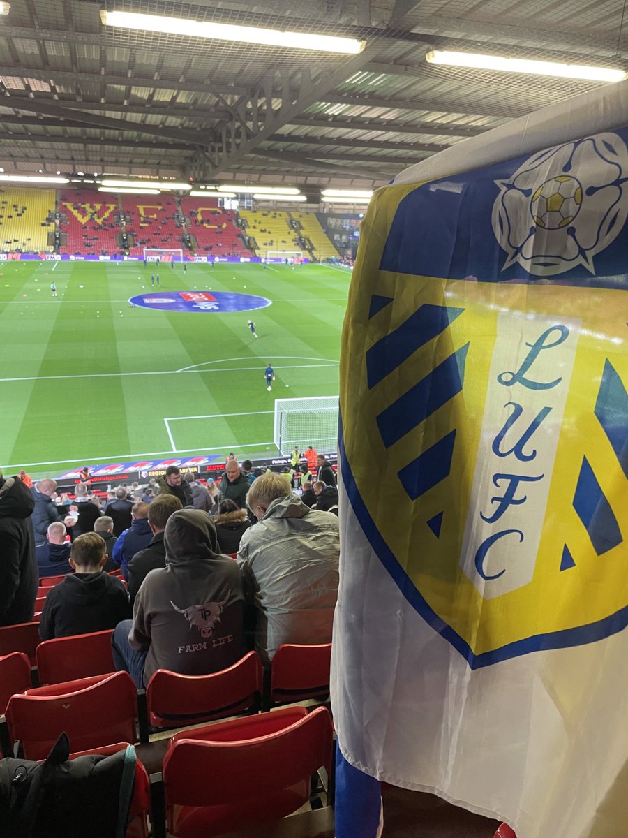 Good! It’s Friday. Football’s back. Where else to be but where Leeds are… #Lufcawadays at Watford.