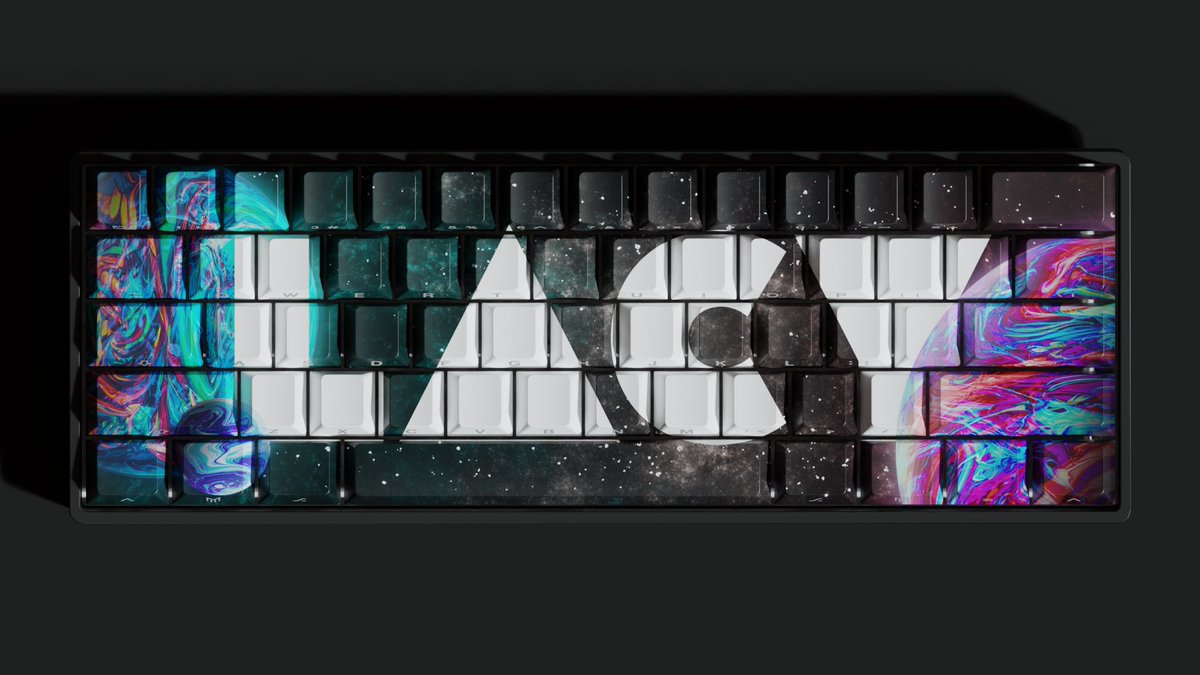 1 of 1 custom space keyboard for @LacyHimself What do you guys think?