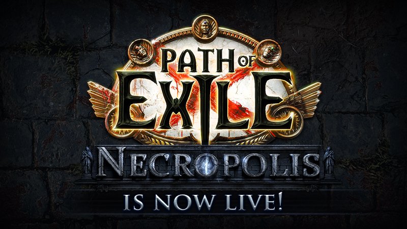 Path of Exile: Necropolis is live! We've started a Live Updates thread on our forums that we'll be updating throughout the day with any relevant info you may need about the expansion's deployment. pathofexile.com/forum/view-thr…