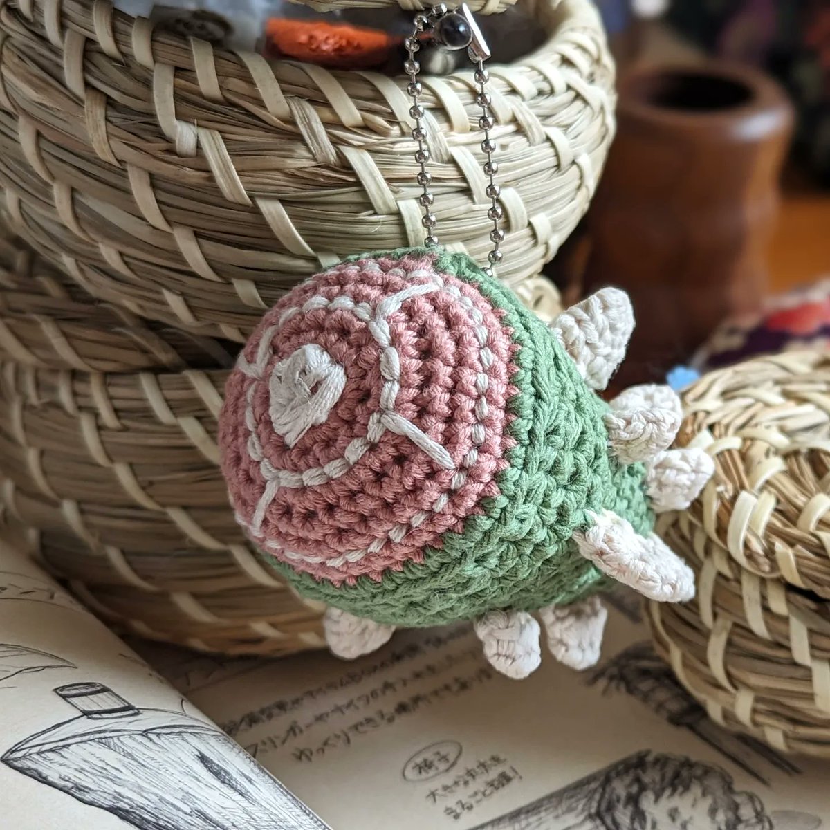 kupoknots's tweet photo. Care package for a friend deployed overseas. 🐾✨

I love making themed gifts, especially when it's @monsterhunter (⁠ ⁠◜⁠‿⁠◝⁠ ⁠)⁠♡

#amigurumi #monsterhunter #poogie #deviljho #palico https://t.co/X3kxNDu5Zo