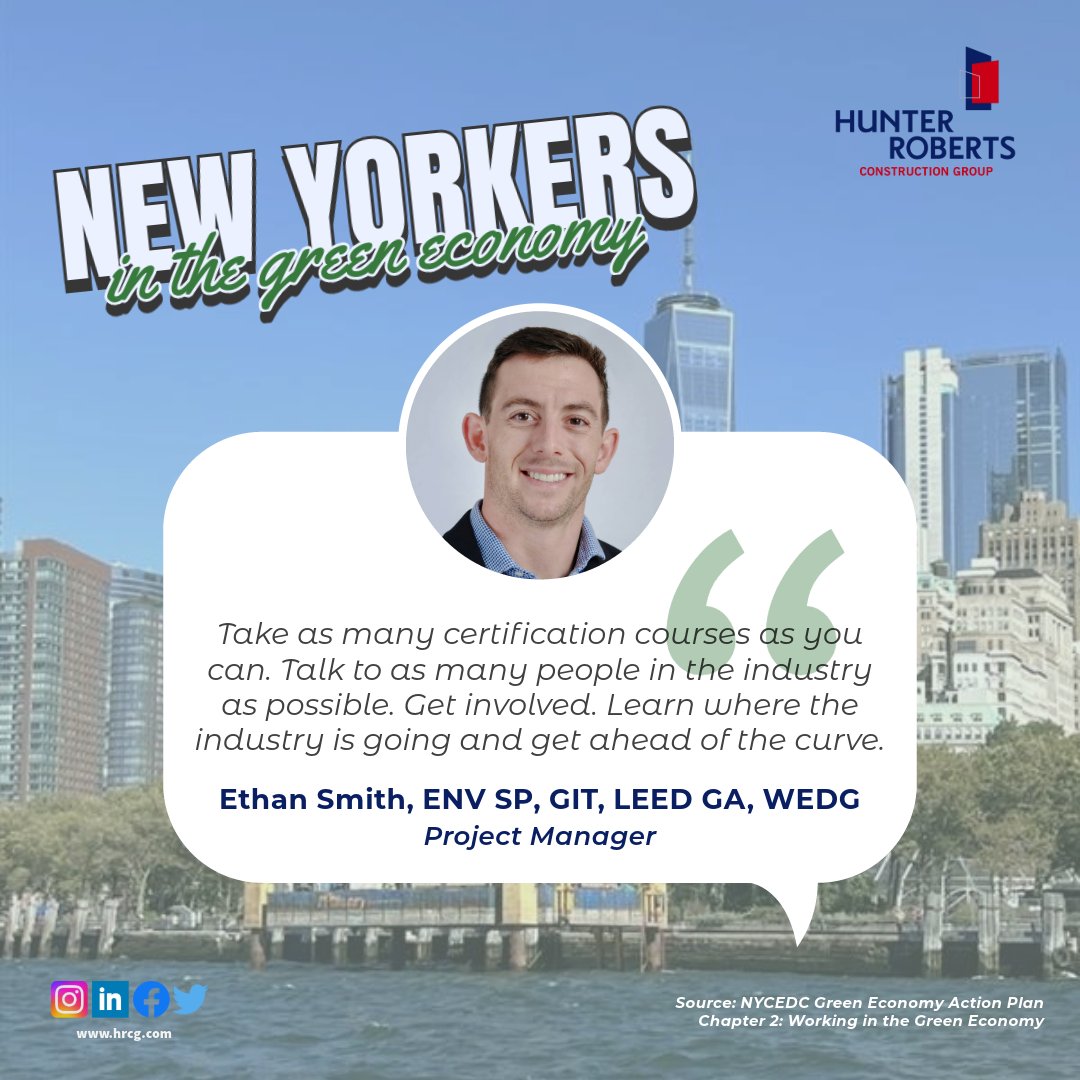 Exciting News! 🌟 Ethan Smith was featured in the latest publication by the NYCEDC: Green Economy Action Plan! Explore his remarkable contribution on Page 55 for further detail: ow.ly/E4y150R56S8 🌿🌏 #NYCEDC #WeDeliver #NYCWaterfront #LMCR #Resiliency #MarineWork