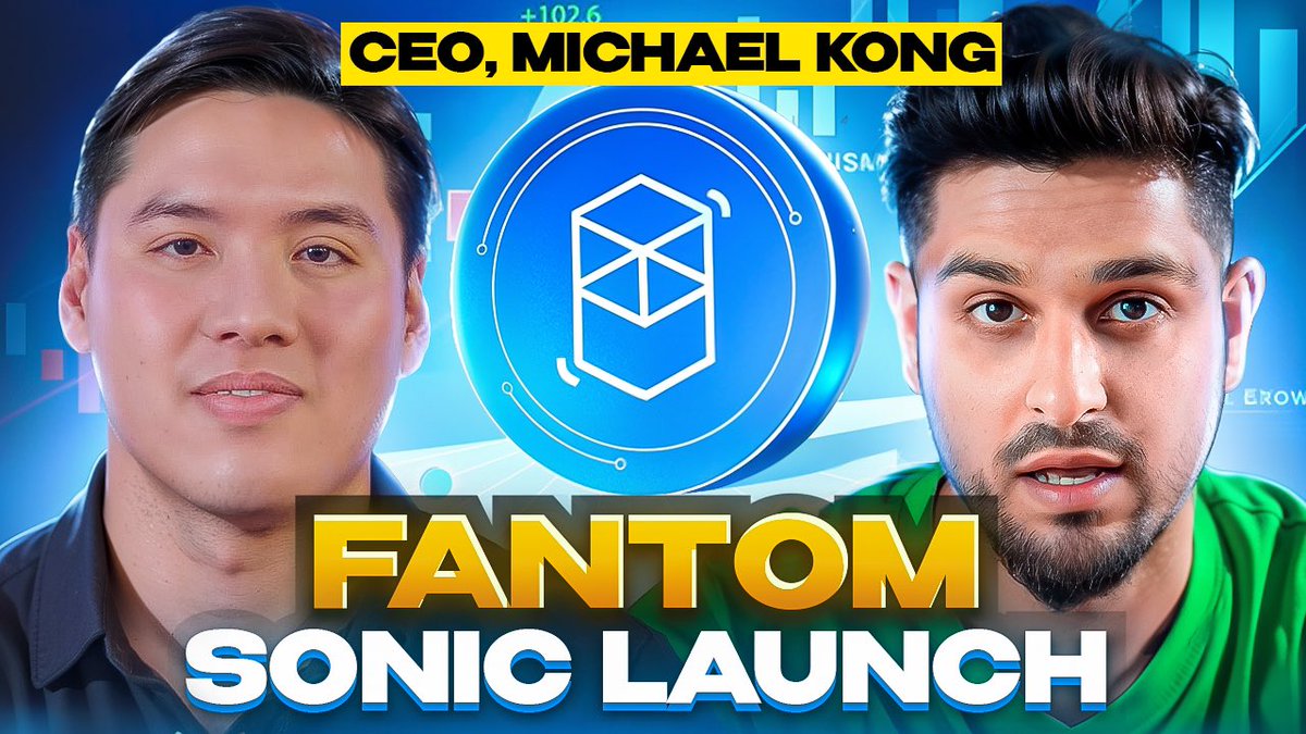 Confronting FANTOM CEO Michael Kong | SONIC, Andre Cronje, Stablecoin's, Liquid Staking & more youtu.be/KdGUFoYjnZQ?si…