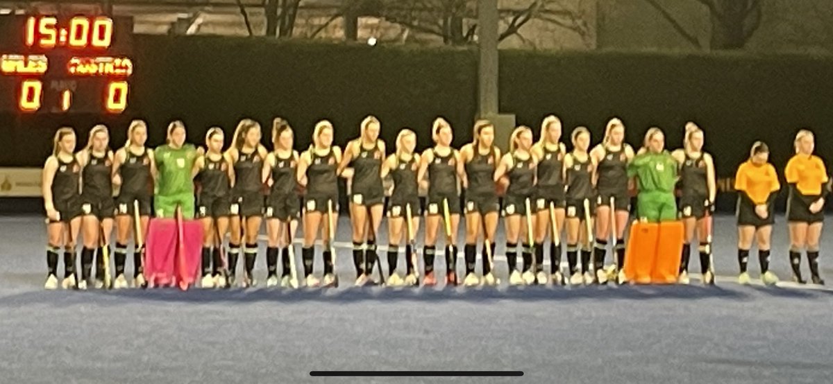 Game 1 - @HockeyWales U21s v Austria . Go Well @emily_savastano #Enjoy