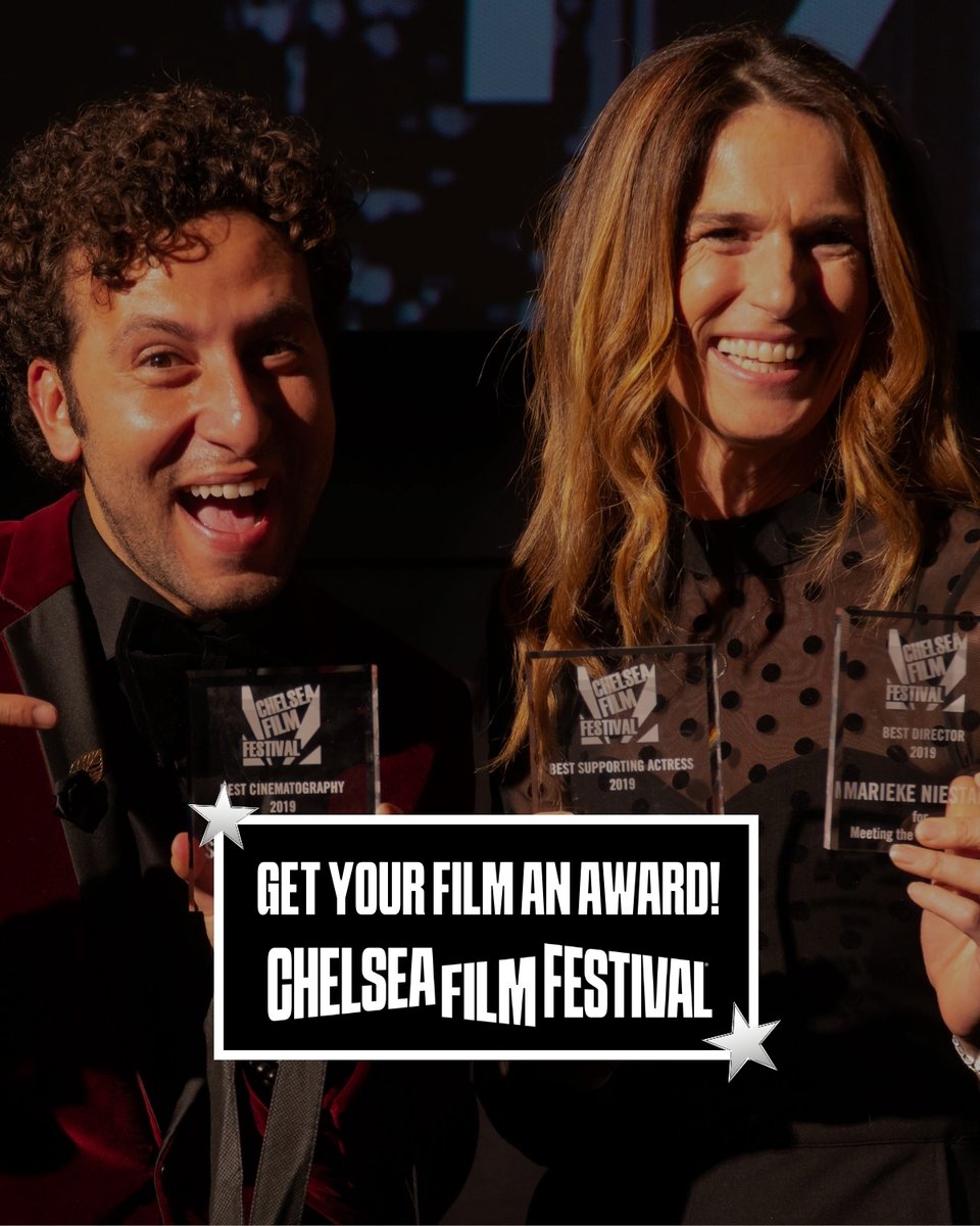 🏆 Always wanted to win an award? This is your chance! ✍️ Submit your film now to the 12th annual @chelseafilm festival. 🔗 bit.ly/cffsubmissions