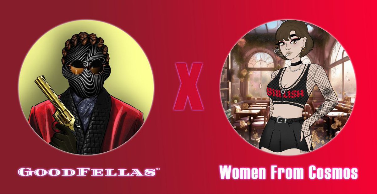 The GoodFellas (@goodfellasnft) on Twitter photo 🔥GOODFELLAS X WFC🔥
We're collabing with <a href="/womenfromcosmos/">Women From Cosmos ✨⚛</a> to bring both communities together!
You've already met <a href="/mamoresxiv/">María ☾ ~ mamoresxiv</a> art, so let's make your collection grow!
💫1 x WFC Polygon Era Ladie
Easy to join fam:
1. RT & ❤️ this post
2. Follow <a href="/womenfromcosmos/">Women From Cosmos ✨⚛</a> & 🔥GOODFELLAS X WFC🔥
We're collabing with <a href="/womenfromcosmos/">Women From Cosmos ✨⚛</a> to bring both communities together!
You've already met <a href="/mamoresxiv/">María ☾ ~ mamoresxiv</a> art, so let's make your collection grow!
💫1 x WFC Polygon Era Ladie
Easy to join fam:
1. RT & ❤️ this post
2. Follow <a href="/womenfromcosmos/">Women From Cosmos ✨⚛</a> &
