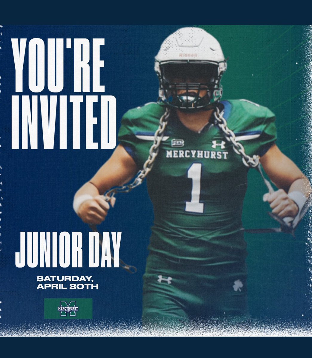 Blessed to receive an invite to the Mercyhurst Junior Day!! <a href="/CoachWaring/">Mike Waring</a> <a href="/MercyhurstFB/">Mercyhurst Football</a>