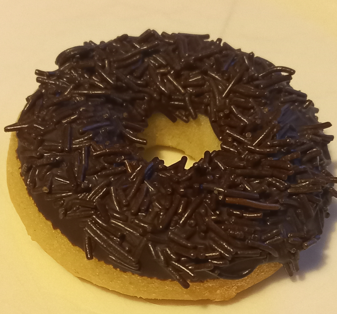 I made vegan dougnuts the other day, sorry for the bad photo