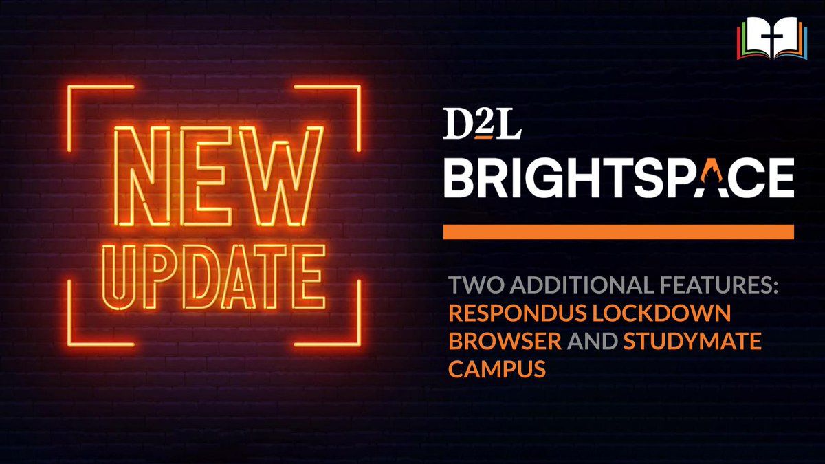 CAD_ycdsb's tweet photo. Attention #YCDSB teachers! Two new features have been launched in D2L Brightspace: Respondus LockDown Browser and StudyMate Campus. For an introduction to them, a professional learning session is being offered on April 10, 2024. Refer to System Memo C:460 for more information. https://t.co/Fu87WYmHQT