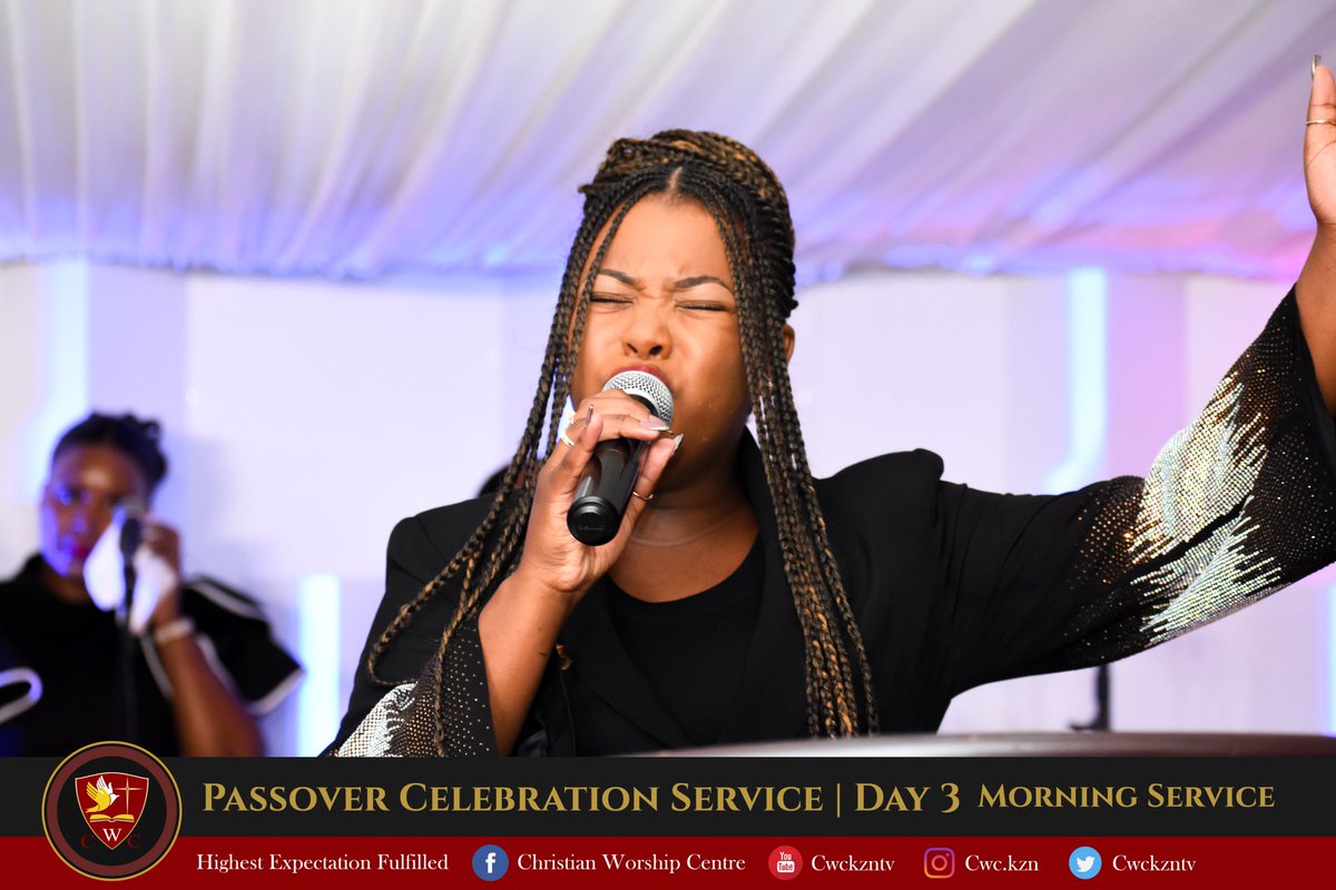 CWCKZNTV's tweet image. Passover Celebration Service | Day 3 morning service
(The power of the Cross) with Pastor T Ncanana &amp;amp; our guest musician Nozipho Phiri.

Our services continue till Sunday Afternoon, we look forward to seeing you this Passover. 
#cwckzn #highestexpectationsfulfilled