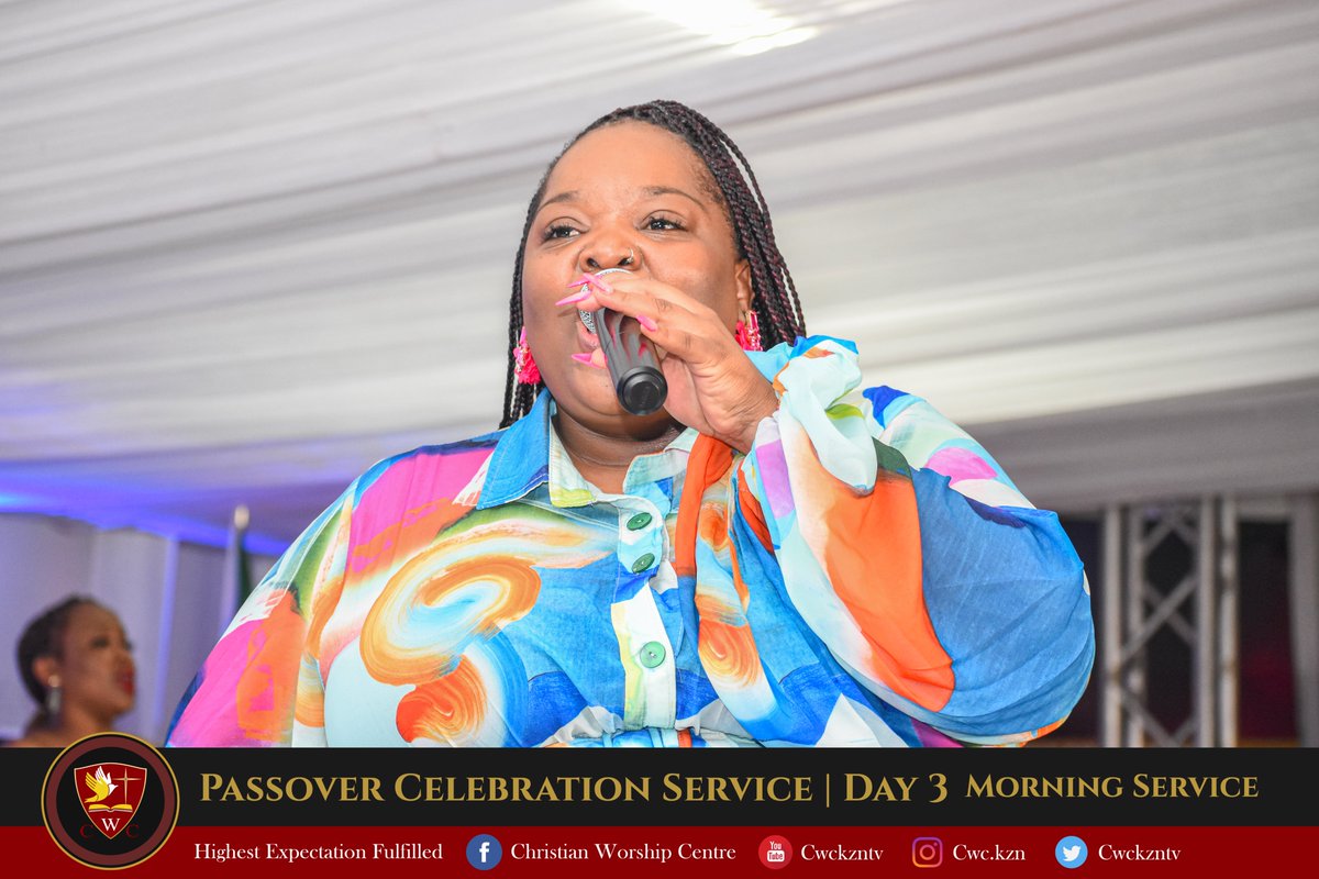 CWCKZNTV's tweet image. Passover Celebration Service | Day 3 morning service
(The power of the Cross) with Pastor T Ncanana &amp;amp; our guest musician Nozipho Phiri.

Our services continue till Sunday Afternoon, we look forward to seeing you this Passover. 
#cwckzn #highestexpectationsfulfilled