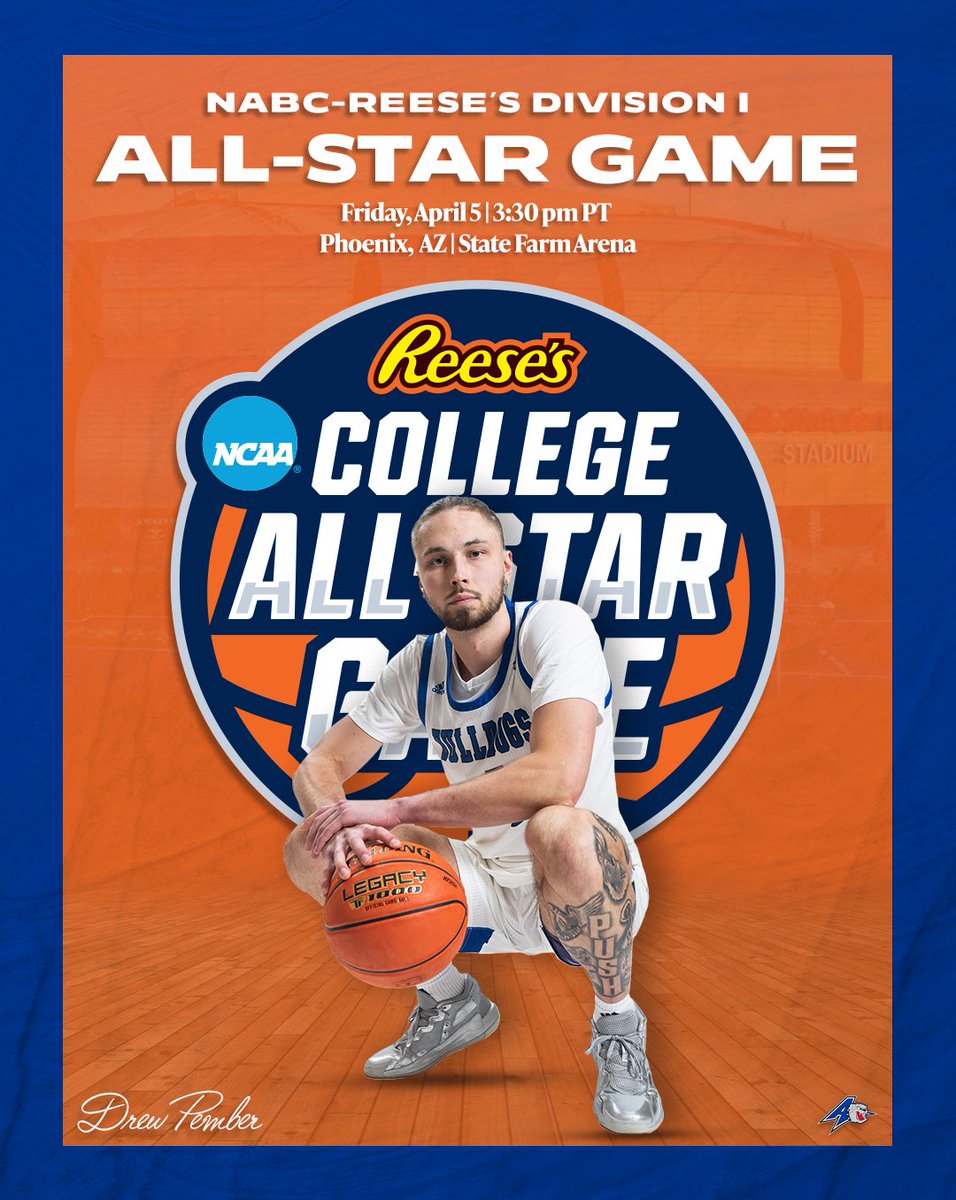 A week from today, Drew Pember will compete in the NABC Reese’s Division I All-Star Game! 🤩 Pember is the first player in program history to be selected to compete in the all-star game. #ALLinAVL #IWWD