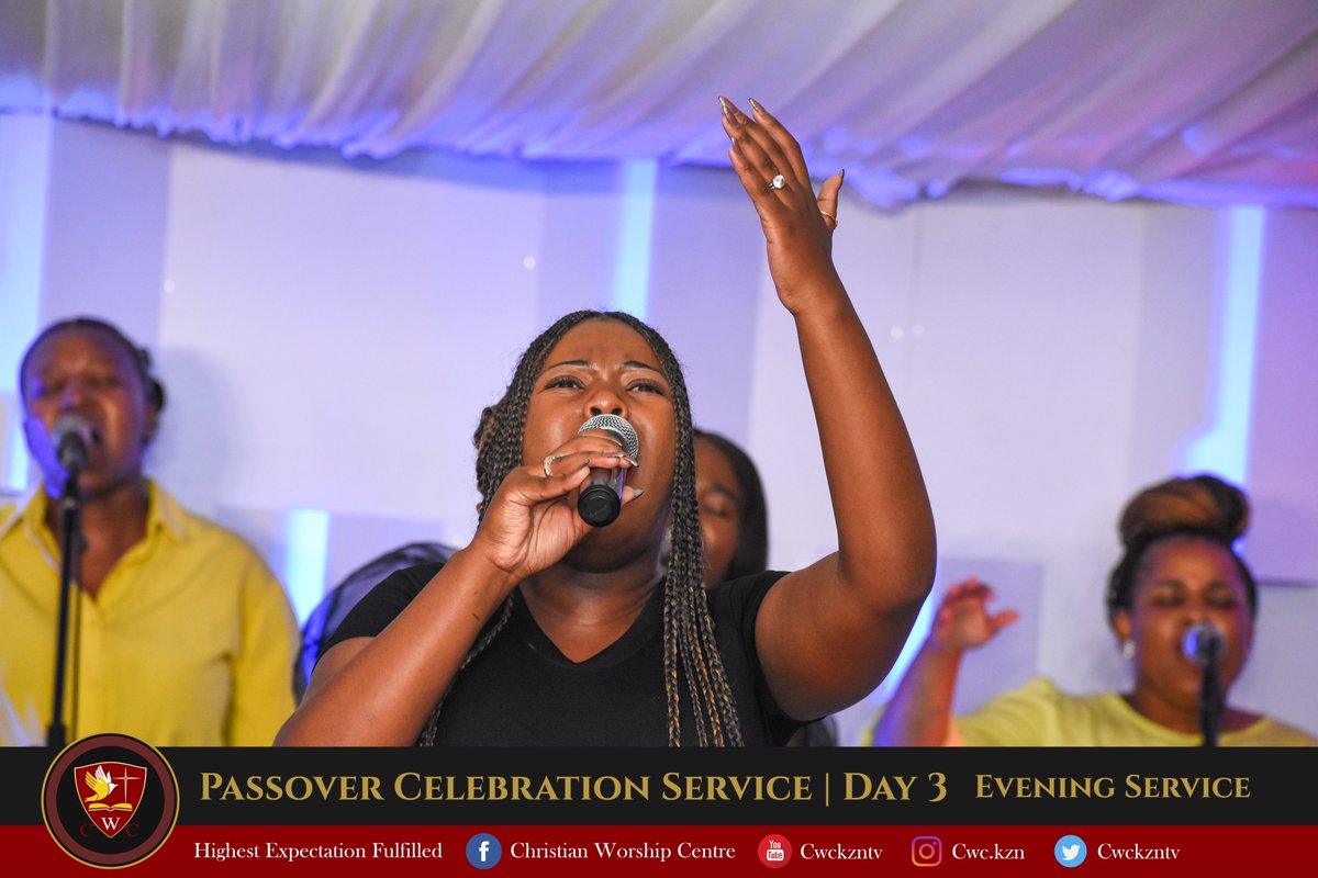 CWCKZNTV's tweet image. Passover Celebration Service | Day 3 Evening service
(The Blood Covenant) with Minister M Mtamabi.

Our services continue till Sunday Afternoon, we look forward to seeing you this Passover.

#cwckzn #highestexpectationsfulfilled
