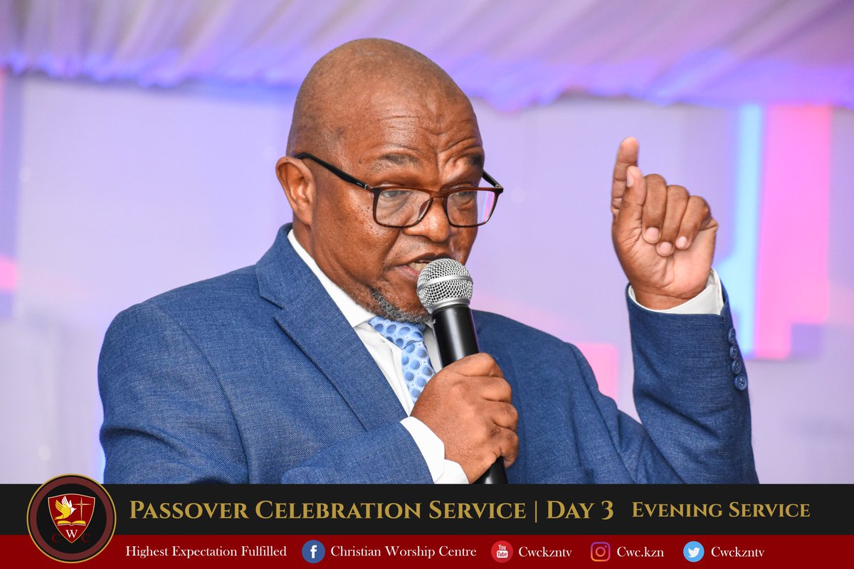 CWCKZNTV's tweet image. Passover Celebration Service | Day 3 Evening service
(The Blood Covenant) with Minister M Mtamabi.

Our services continue till Sunday Afternoon, we look forward to seeing you this Passover.

#cwckzn #highestexpectationsfulfilled