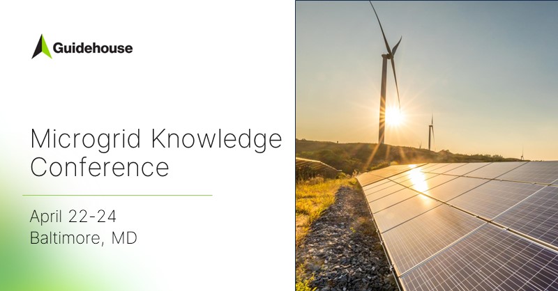 #TeamGuidehouse is excited to attend the Microgrid Knowledge Conference. Connect with our attendees onsite to learn about how Guidehouse partners with organizations to develop strategic initiatives to increase infrastructure resilience for the power grid: guidehouse.com/events/2024/04…