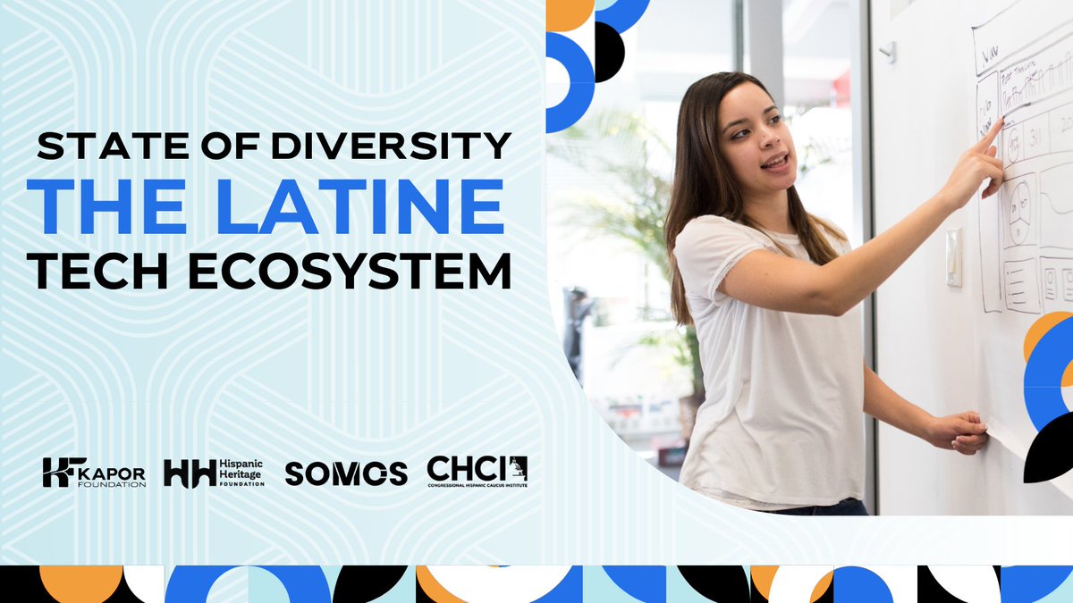 NEW LAUNCH! State of #Diversity: The #Latine #Tech Ecosystem This report examines the state of Latine representation in #tech + identifies solutions to ensure a more equitable future. Learn more: bit.ly/3IekOzm @HHFoundation @SomosVC_ @CHCI