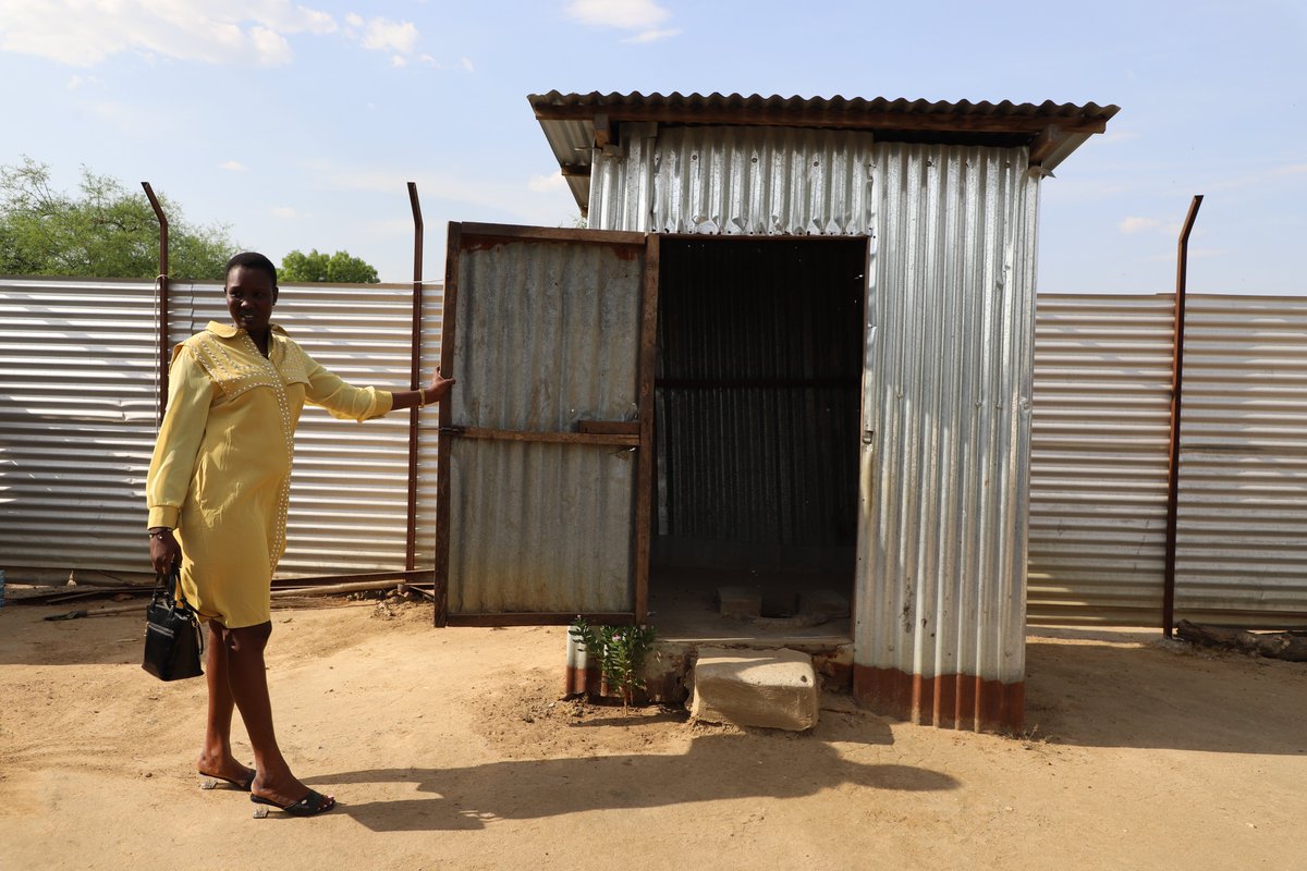 unicefssudan's tweet photo. 👏for the people of Thoon Buor village, Bor #SouthSudan! They are setting a great example with 95 new toilets built &amp; becoming the first Open Defecation Free village in Jonglei State.

@UNICEF &amp; partners continue to support communities across 🇸🇸 with water &amp; sanitation services. https://t.co/K44mdcZw2f