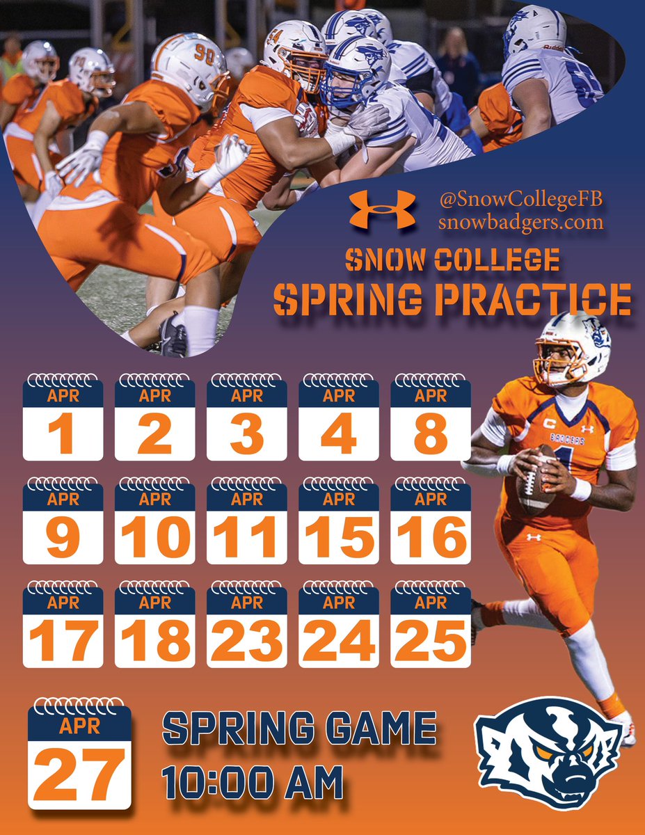 Who’s ready for some spring football?!?! ✋✋