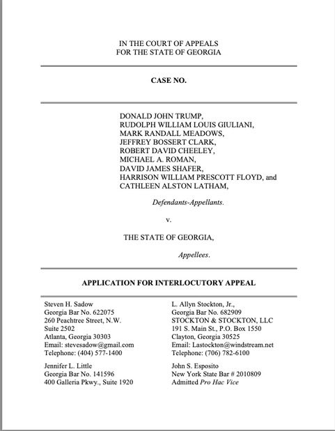 kylenabecker's tweet photo. BREAKING.🚨

THERE IT IS: The motion for the Georgia Court of Appeals to hear the #FaniWillis disqualification case has been officially filed.

The Georgia Court of Appeals is now on the clock to decide if it too will run cover for a corrupt District Attorney's office. https://t.co/8XrTF4Jr6r