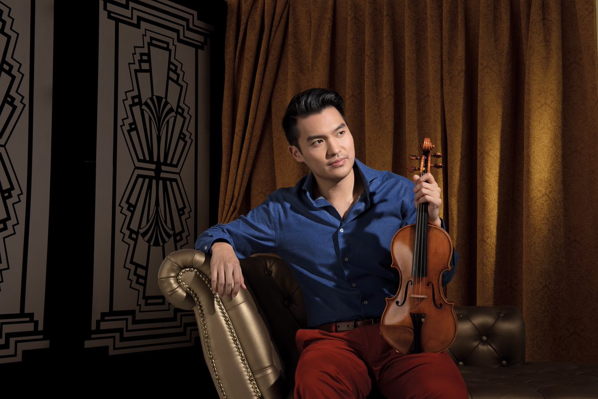 Classical fans! Acclaimed violinist @raychenviolin performs at the Palladium in just two weeks. Buy tickets at TheCenterPresents.org/RayChen. He plays a 1715 Stradivarius once owned by famed Hungarian violinist Joseph Joachim (1831-1907) and on loan from the Nippon Music Foundation.