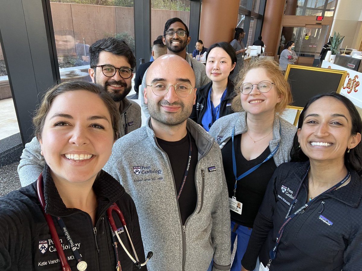 Katie Vanchiere, MD, MA (she/her) (@katievanchiere) on Twitter photo Friday post-conference coffee with (half of) the crew! 3/4 of the way through first year and getting excited to welcome the newest class of <a href="/PennCVFellows/">Penn Cardiology Fellows</a> in July! 🫀🥳☕️ Friday post-conference coffee with (half of) the crew! 3/4 of the way through first year and getting excited to welcome the newest class of <a href="/PennCVFellows/">Penn Cardiology Fellows</a> in July! 🫀🥳☕️