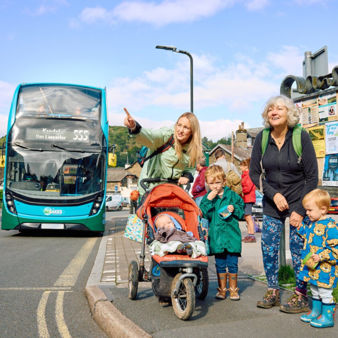 Make your next Lake District adventure sustainable 🚌 Take advantage of the single fare £2 bus cap and free Wasdale shuttle bus. If you are parking and then using buses as part of your adventure then please park in the carparks provided. lakedistrict.gov.uk/visiting/getti…