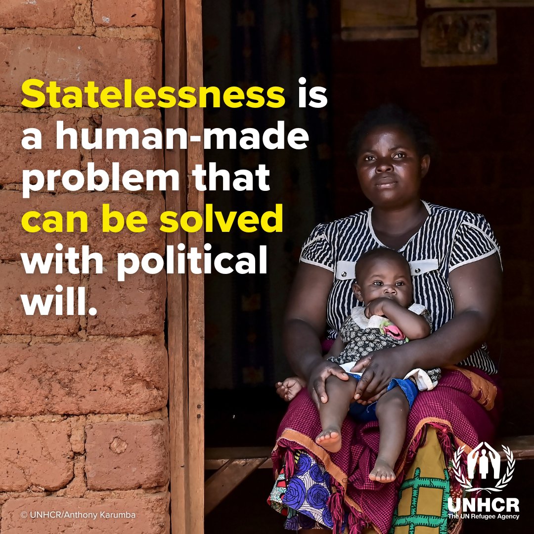 Simple changes to nationality laws can create a pathway to citizenship for stateless people. Everyone has the right to say #IBelong. #EndStatelessness