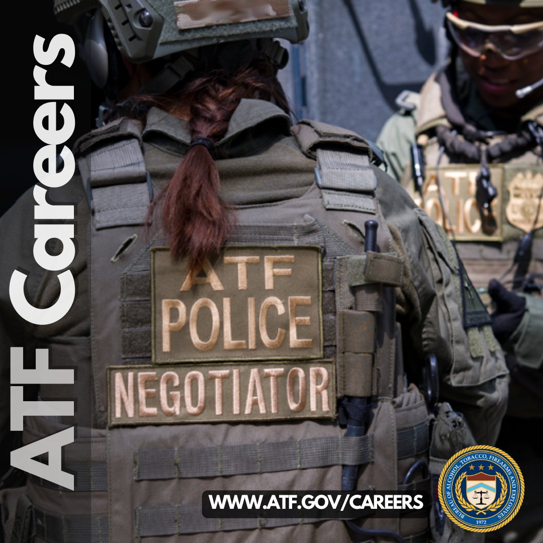 Join the elite team of ATF Criminal Investigators! We are currently seeking dedicated individuals to fill Special Agent positions. Currently hiring recent graduates and college seniors. Job closes April 1 or when 1K applications rec'd. Apply at usajobs.gov/job/782961100. #ATFjobs