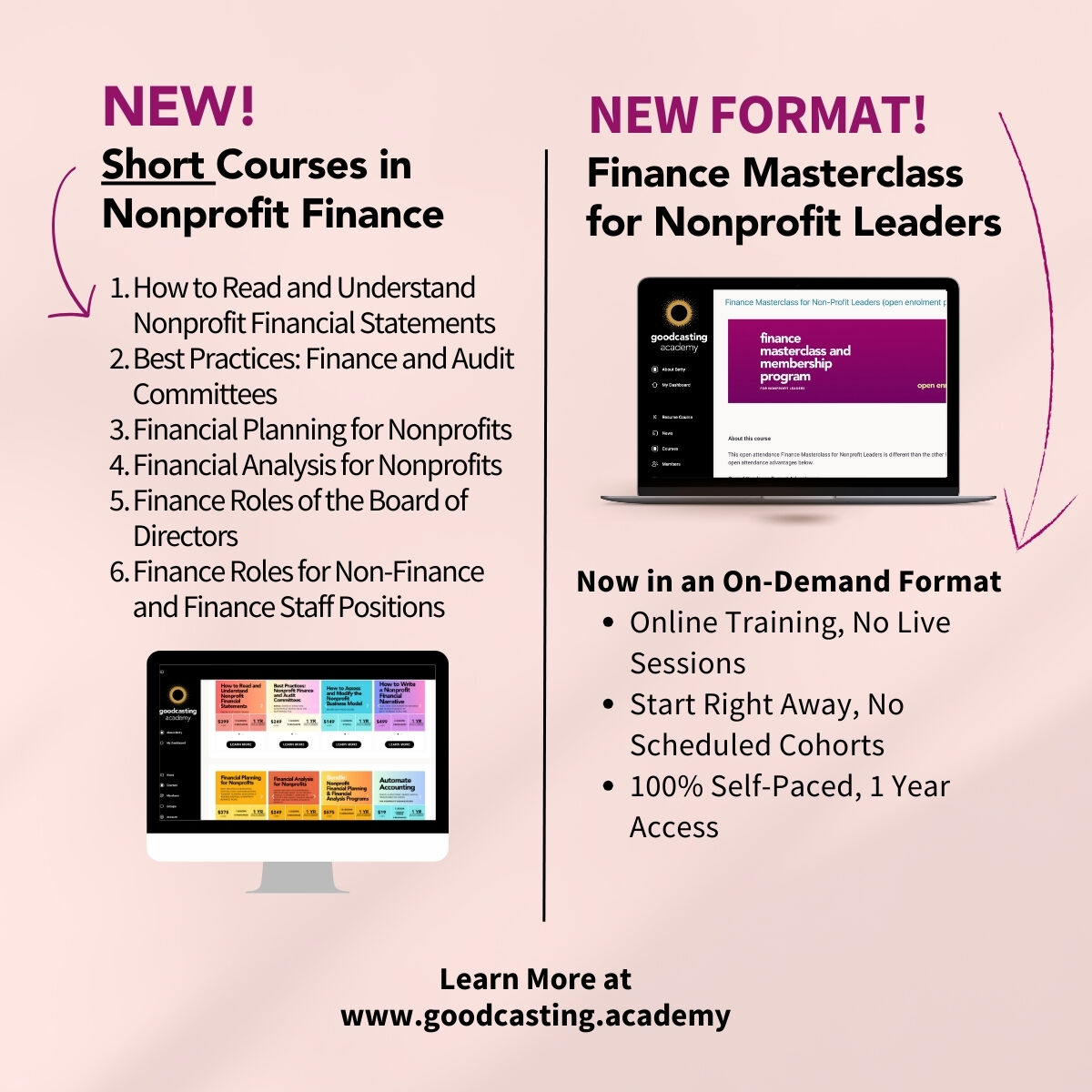 𝗡𝗼𝗻𝗽𝗿𝗼𝗳𝗶𝘁 𝗙𝗶𝗻𝗮𝗻𝗰𝗲 𝗧𝗿𝗮𝗶𝗻𝗶𝗻𝗴 𝗳𝗼𝗿 𝗘𝘅𝗲𝗰𝘂𝘁𝗶𝘃𝗲 𝗗𝗶𝗿𝗲𝗰𝘁𝗼𝗿𝘀
Looking to spend training dollars before year-end? All orders received by tomorrow - Sat. March 30th will be processed that same day. Just in time!

bit.ly/GoodcastingAca…