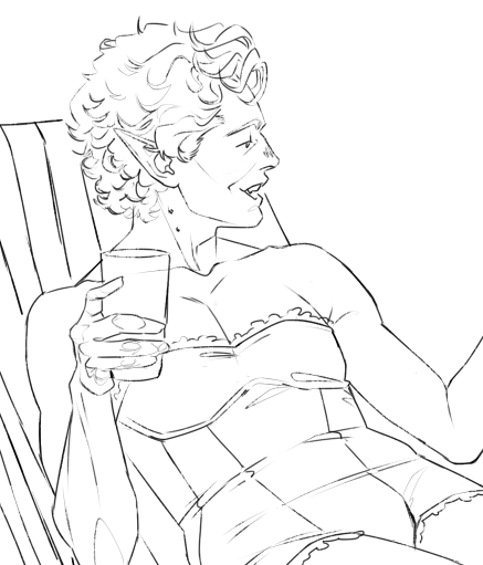 LaFrenchbrioche's tweet photo. People are so fast, maaan. When I'm finished with this piece everyone will have forgotten about Astarion's swimsuit...😭 (making it vintage/pin up) #wip https://t.co/eDA0D2u6HK