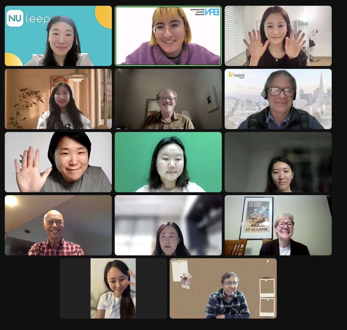 ENTERPRISEFN's tweet image. We hosted our second virtual meetup this week between the 26 startup founders in the Academy for Women Entrepreneurs: South Korea program and our team of industry experts and mentors. Learn more about the program and get involved at entrepreneurfutures.org/awe-southkorea