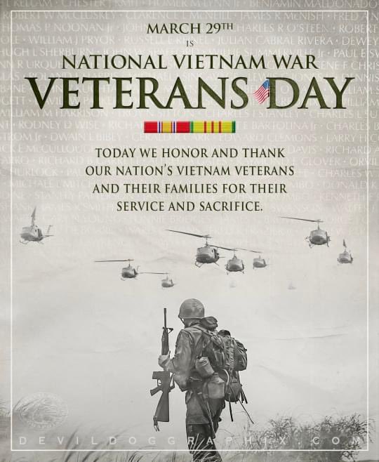Thank you. 🇺🇸 #VietnamVeteransDay #VietnamVeterans