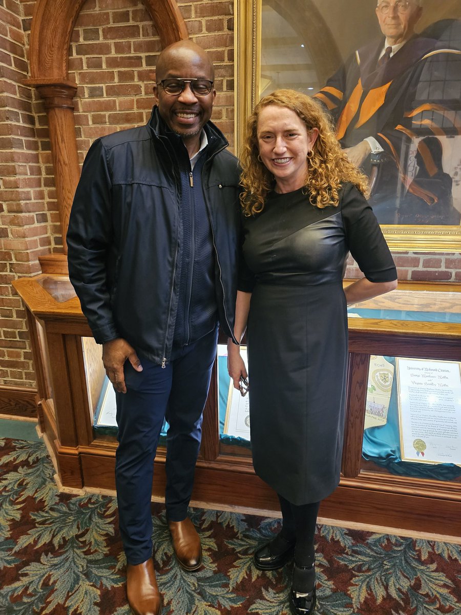 Great conversation w/@SuzanneNossel, CEO of @PENamerica, last night at the University of Richmond! Her conversation on free speech was phenomenal & a powerful reminder that open dialogue, even when messy, is the lifeblood of a healthy society.