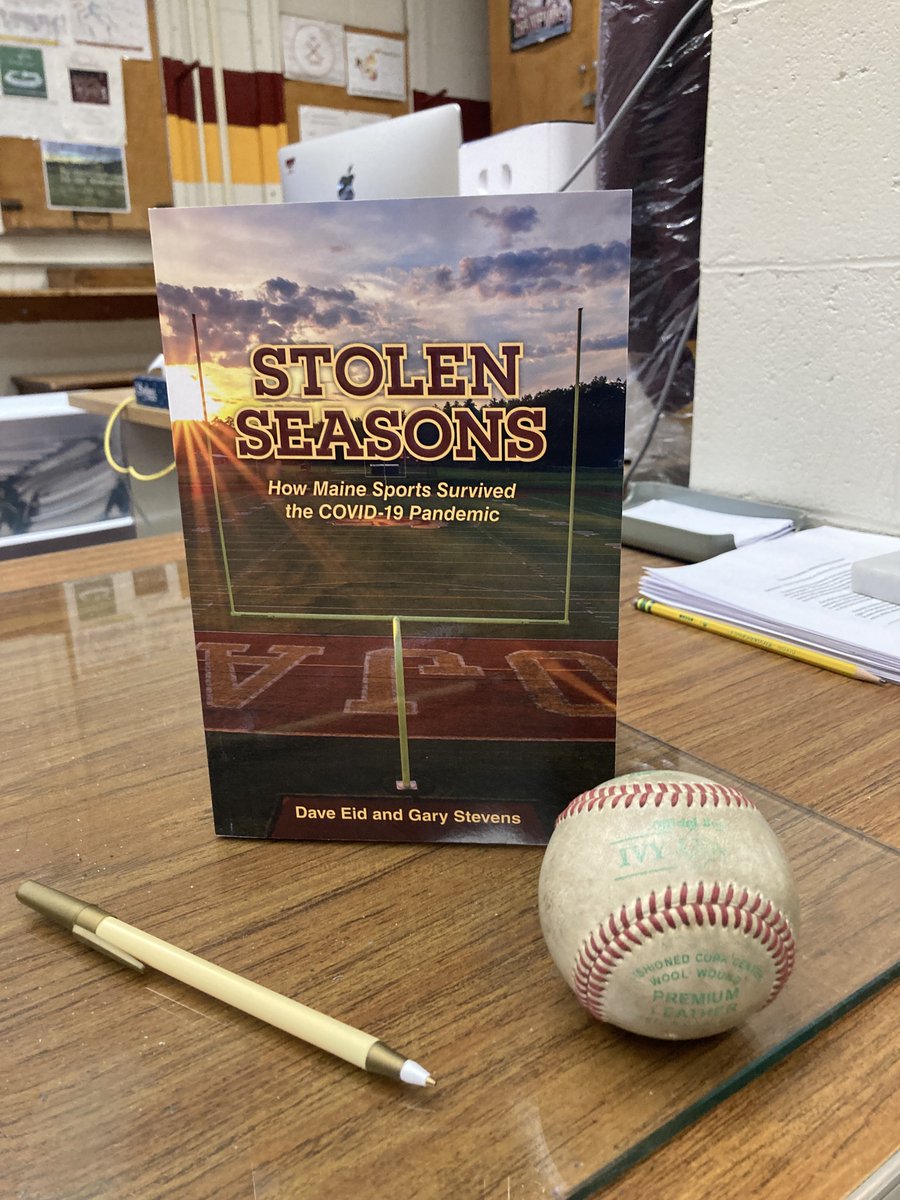 Stolen Seasons: How Maine Sports Survived the COVID-19 Pandemic: My co-author Dave Eidand I will be at the 2024 MIAAA Spring Conference at the Samoset Resort in Rockport on Wed. April 3 at 7:15pm. There will be a special conference purchase price for those in attendance!