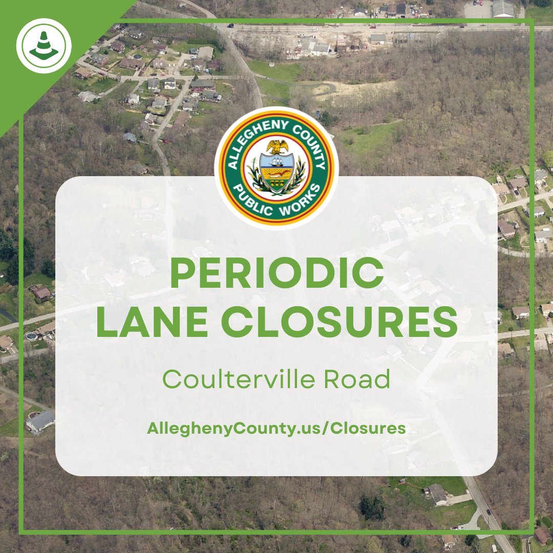 Periodic lane closures on Coulterville Road between Lincoln Way and the 2300 block in White Oak will begin at 6 a.m. on Wednesday, April 3. The restrictions will occur between 6 a.m. and 6 p.m. on weekdays, and they are expected to end in October. They are required for milling…