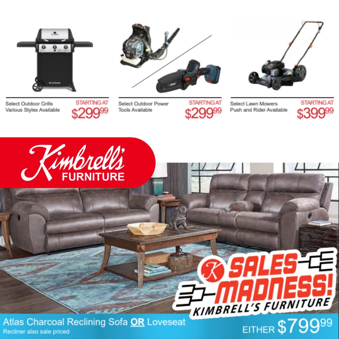 Only 3 days left to take advantage of the Sales Madness! Create a home that radiates warmth and style without compromising your budget. Your dream space is just a visit away! 🏡 kimbrells.com