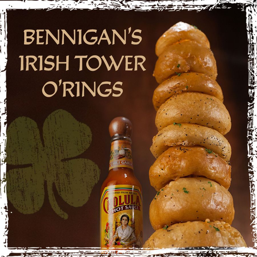 BennigansMtP's tweet photo. Irish Tower O'Rings: the perfect sidekick to any meal.

#meetmtp #bennigans https://t.co/NOWiMtOeIy