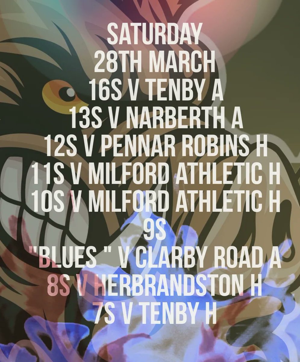 Finally got details to get back on here!!
Tomorrows club Fixtures and Snr Squads!
Good luck all! 🐗