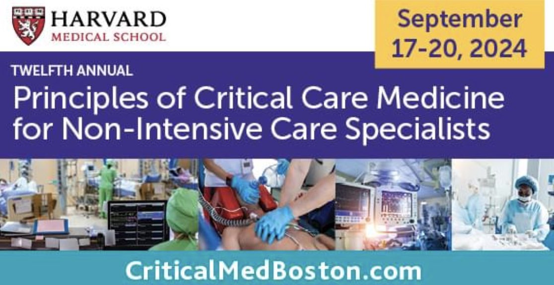 Looking for a comprehensive #criticalcare #CME? This year we have a *new* #cardiac critical care workshop! Don’t miss out! Sign up now: Criticalmedboston.com