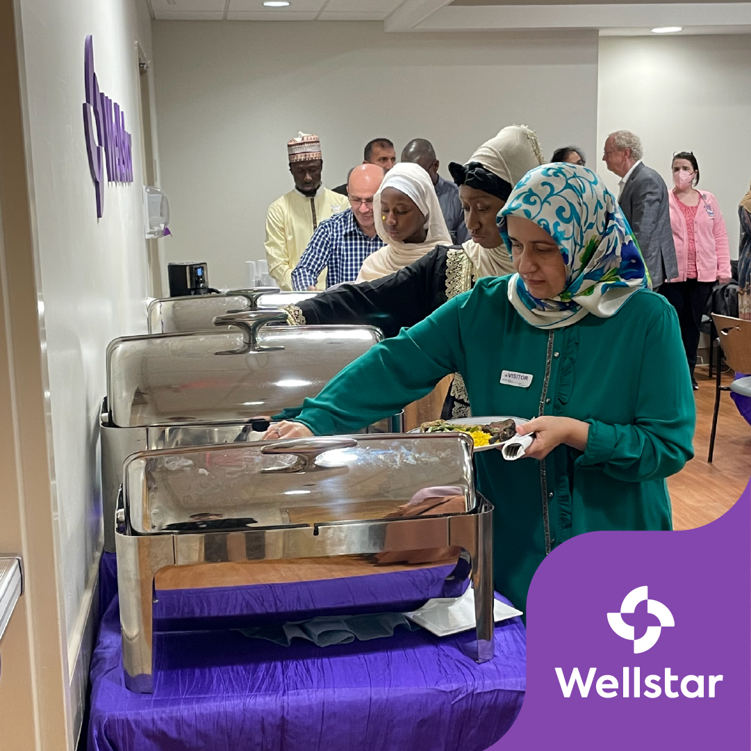 Wellstar North Fulton and Cobb Medical Centers recently hosted events for Ramadan. Community members can join us again at 7 PM April 3 at Wellstar Kennestone Regional Medical Center and 6:30 PM April 16 at Wellstar West Georgia Medical Center. RSVP at spr.ly/6015Zl6kV.