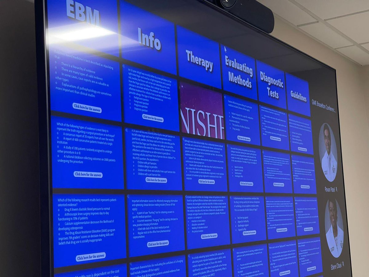 Congratulations PGY1s for Completing EBM Course. featuring our wonderful MTS attending Dr. Gross with our EBM leaders PGY3 Dr. Ghosh, PGY2s Dr. Majeed and Dr. Patel. #ngmcgme #nghs #gme #internalmedicine #residency #evidencebasedmedicine #ClinicalResearch #ecfmg #acgme #j1visa
