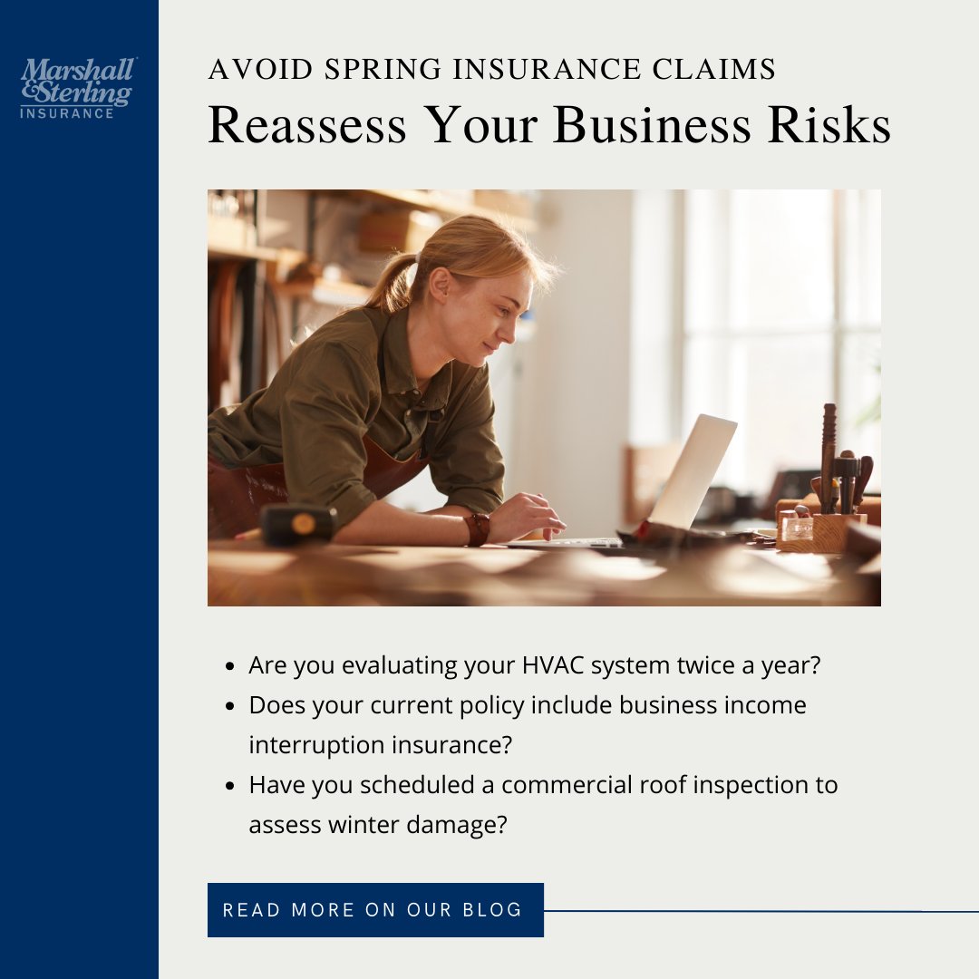 MarshallStrlng's tweet image. Don't let your business risks hinder your success. Contact us today and let's discuss your policy options together!
bit.ly/3SBJF4X
#RiskManagement #BusinessRisk #SpringInsuranceClaims