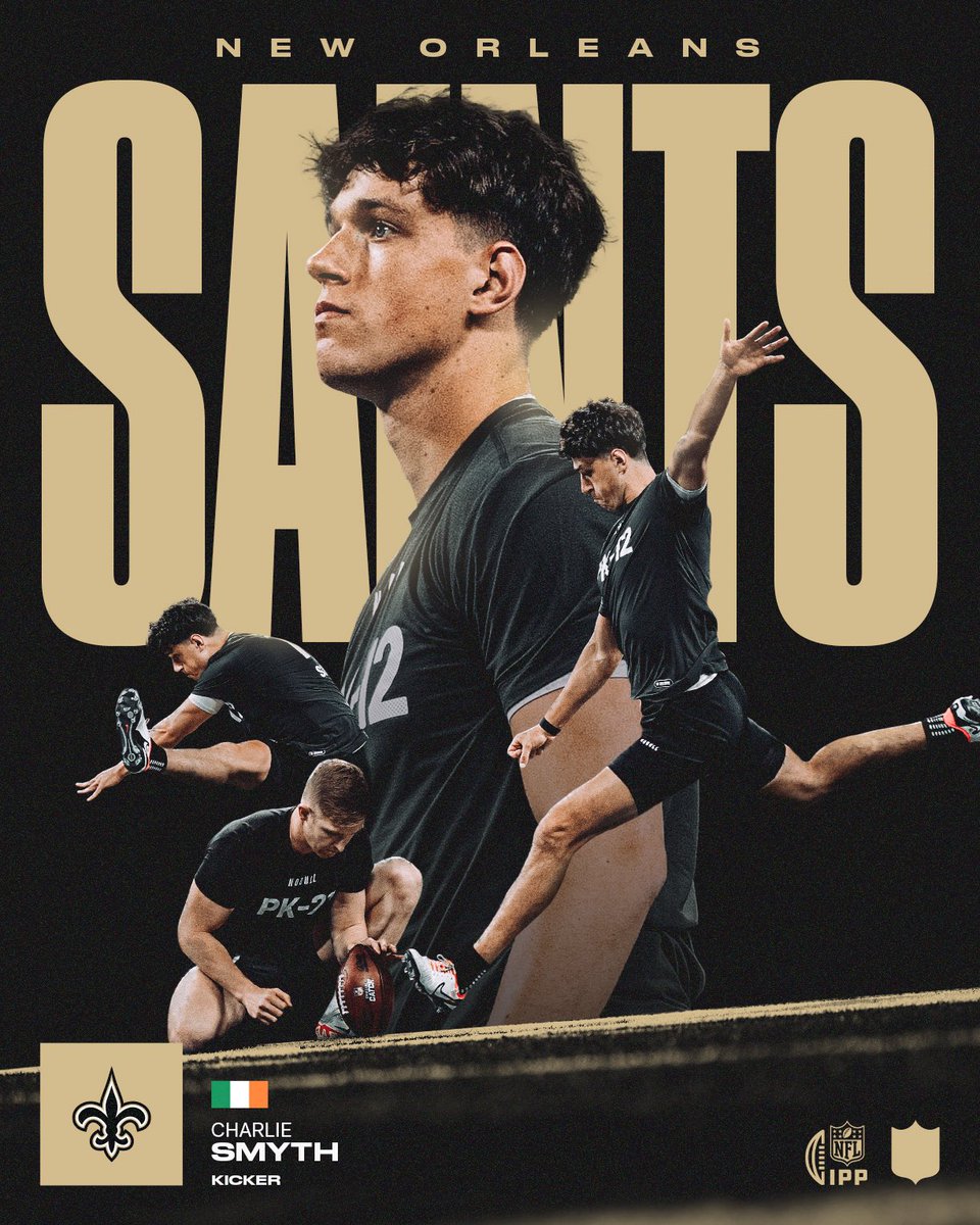 NFLUKIRE's tweet image. From @officialgaa to New Orleans (via the IPP!) 🇮🇪⚜️