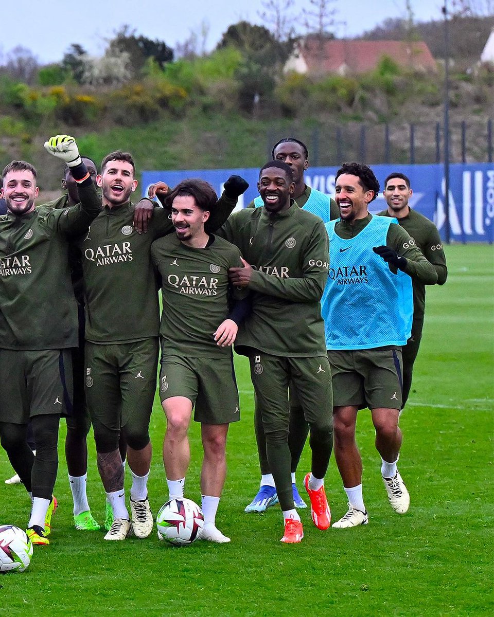 The team is back in training, to prepare for the Le Classique #PSGOM