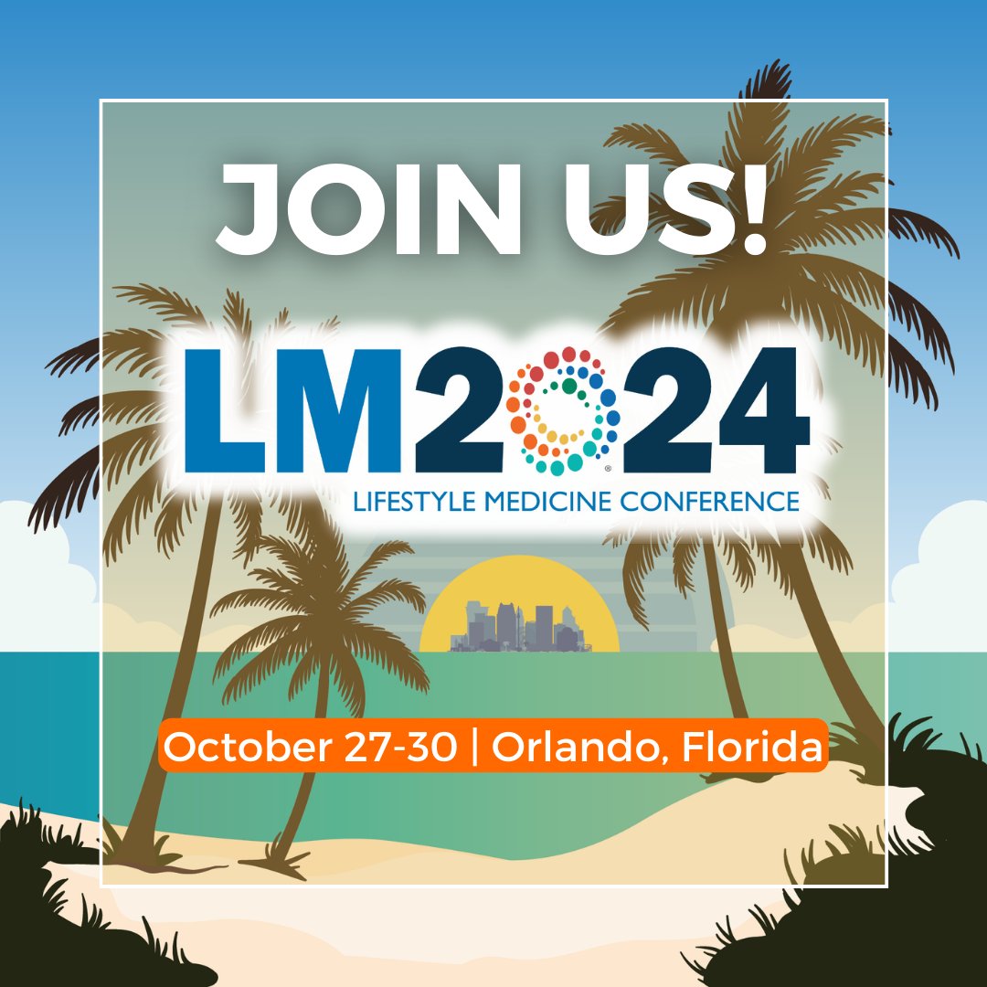 Join the conversation, connect with peers, and learn from leaders at #LM2024 You have the option to join us in-person in Orlando, Florida, or virtually from the comfort of your own home! Learn more or register today: lifestylemedicine.org/aclm-conferenc…
