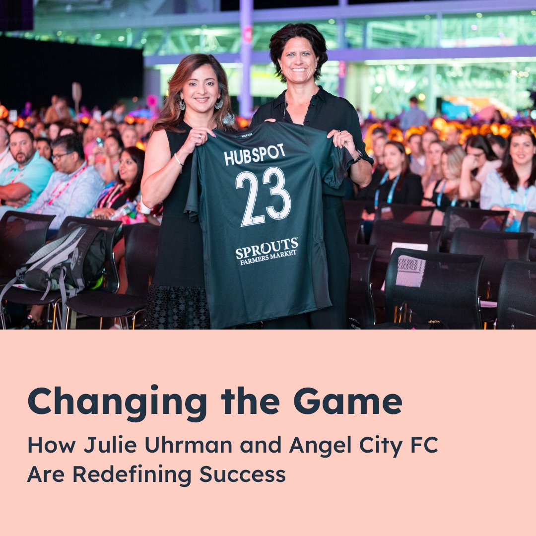 President of @weareangelcity @juhrman's influence transcends the soccer field. Discover her insights from #INBOUND23 on redefining gender equity and success, by proving that supporting women's sports isn't just the right thing to do—it's smart business: bit.ly/3IWWan8