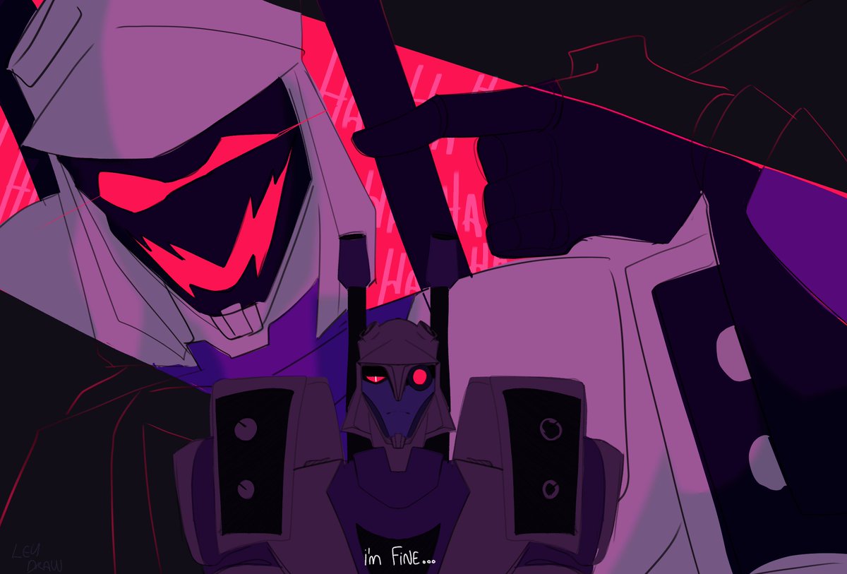 he is fine #transformers #transformersanimated #Maccadam #maccadams #digitalart #ArtistOnTwitter #Robots #robot #tfa #blitzwing #drawing #commissionsopen