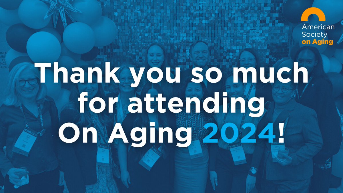 Thank you so much to everyone who attended #OnAging2024 and for helping us celebrate 70 years of ASA! We hope you had an amazing time and were able to connect & collaborate with your fellow ASA members.